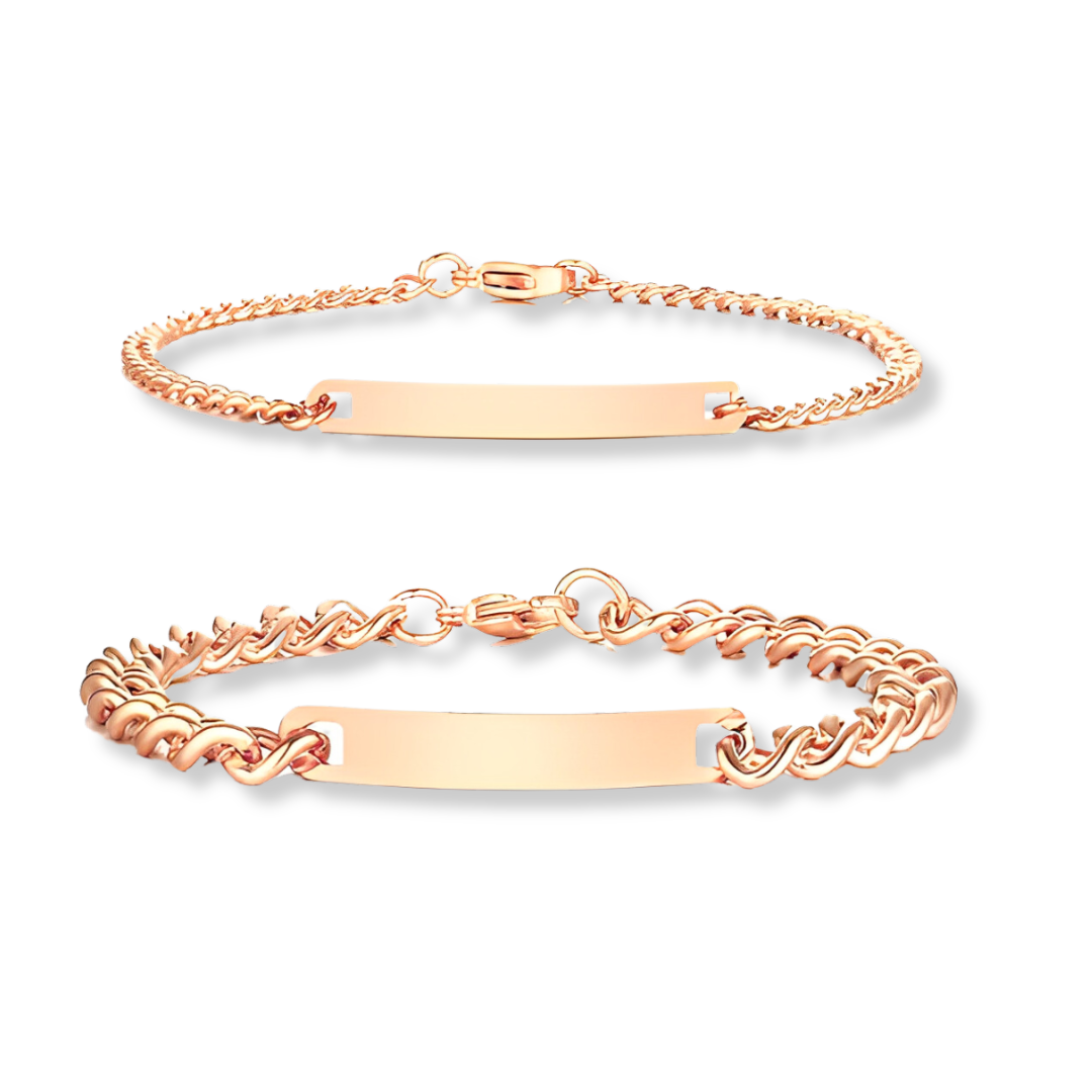 Custom Engraved Bracelets Set™
